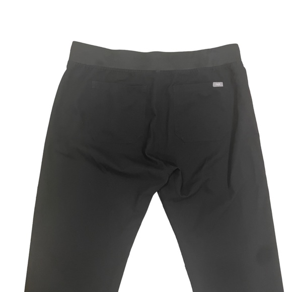 FIGS Livingston Basic Scrub Pants Size Large Black Nursing Healthcare Workwear - Picture 5 of 8